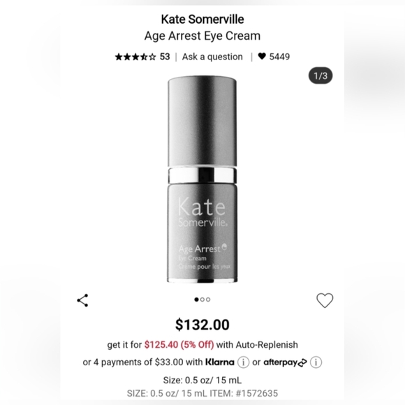 KATE SOMERVILLE Age Arrest Eye Cream - Picture 9 of 11